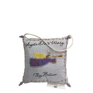 New Creative Enterprise Angels Don’t Worry They Believe Christmas Ornament 5”